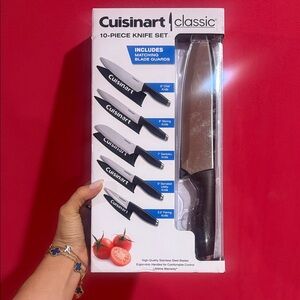 Cuisinart Classic Black Knife Set with Guards
